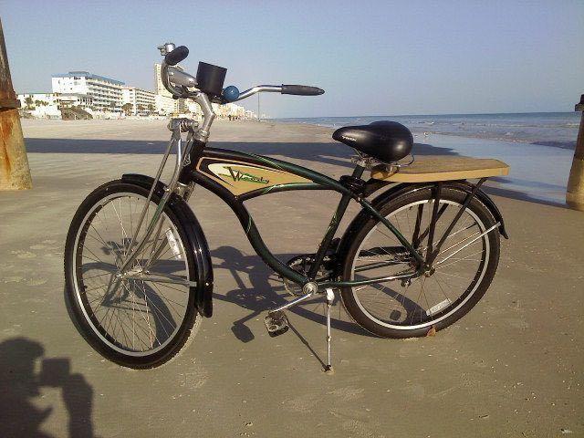 PHOTOGRAPH BY BALD EAGLE FLAG STORE FREDERICKSBURG VIRGINIA USA (540) 374-3480 RIDING MY BICYCLE ON DAYTONA BEACH