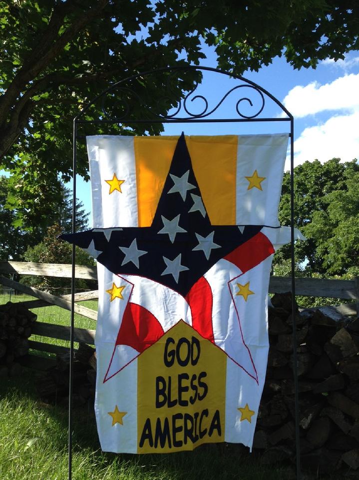 go bless america flag at bald eagle flag store fredericksburg va